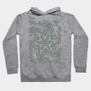 Geometric Delicious Floral Garden Pattern 3 Hoodie